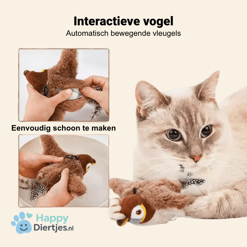 Interactieve Vogel Met Bewegende Vleugels