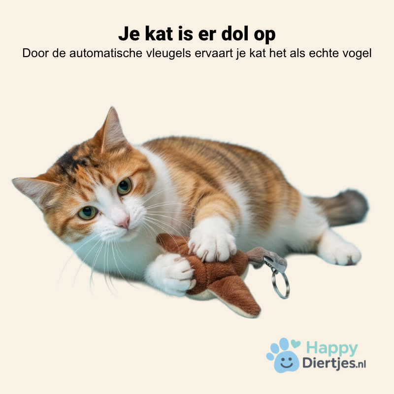 Interactieve Vogel Met Bewegende Vleugels